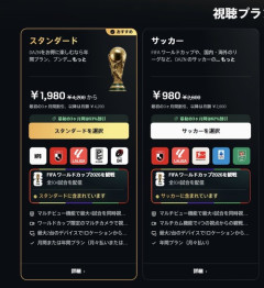 【悲報】DAZN「1980円と980円のプラン、どちらかを選んでね。両方W杯全試合観れます」→980円を選んでしまったサッカーファンがブチギレｗｗｗｗ