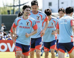 ◆日本代表◆メンター南野タキ、元気にランニング！虎視眈々とメンバー入り狙う？