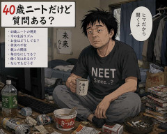 40歳ニートだけど質問ある？