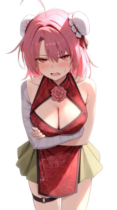 【画像】女の子「・・・胸ばっか見過ぎ💢」