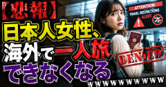 【悲報】日本人女性、海外で一人旅できなくなるｗｗｗｗｗｗｗｗｗｗｗｗｗｗｗｗ