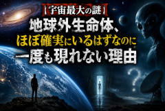 【宇宙最大の謎】地球外生命体、ほぼ確実にいるはずなのに一度も現れない理由