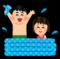 庭で子供をビニールプールで遊ばせてると、近くのアパートの子がなんの断りもなく入ってきて靴ままプールへ。その子の親は「あらー風邪治ってないんだからダメよー」っ