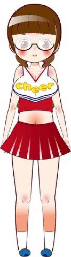 【画像】お胸の房がデカすぎる女子高生