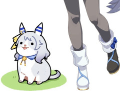 【ウマ娘】ウマドッグ達の何となくの大きさのイメージ。←「ワンツでけえwww」