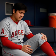 大谷翔平がスタメン外れる 前日に「左膝の炎症」で途中交代…指揮官は軽傷と説明も   #MLB |  最近態度悪くてチームメイトから嫌われてるらしいな