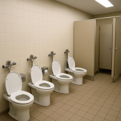 女性用トイレの行列解消へ、便器の数「男性用以上に」…国交省が初めて指針   #🚻 |  男性用を全部個室にしろよ