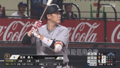 坂本勇人 6月.000(15-0) 10三振 出塁率.063 長打率.000 OPS.063 得点圏.000