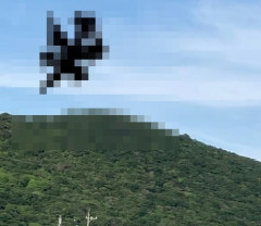 【画像】やばい今空見たらドラゴンがいた！！写真もとった！！！