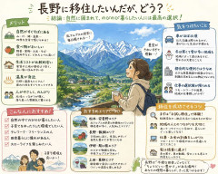 長野に移住したいんだがどう?