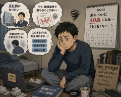 正社員になりたくてもなれないまま来年40歳になる