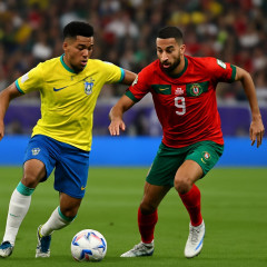 決勝T初戦で日本と対戦する可能性があるブラジルとモロッコの対決 今大会グループリーグ最注目カード   #サッカーW杯 |  面白いなあ、これを地上波放送しないのセンス無いわ