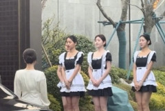 【画像あり】中国の金持ち、ガチで若い女の子のメイドがいる模様・・・