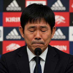 森保監督が異例の謝罪「申し訳ない」離脱の遠藤航に初言及…声震わせ「酷いことを伝えているなと」   #W杯