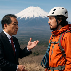 「観光のエゴで富士山を閉めるな」閉山期の登山禁止を求める地元市長にクライマーが反論…市長は「地元として迷惑」   |  閉山期は装備等を厳格に決めて特別入山料を徴収
