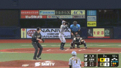 【オリックス対阪神3回戦】阪神、３回表１アウト満塁から佐藤輝明の犠牲フライで１点先制！！！！！