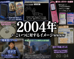「２００４年」←こいつに対するイメージｗｗｗｗｗｗｗｗｗｗｗｗｗｗｗｗ