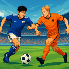 日本vsオランダ 明日6/15朝5時開始 NHKはTVもネットも同時中継 DAZNも無料配信   #サッカーW杯