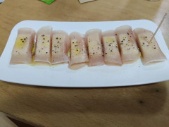 クリームチーズの生ハム巻き作った