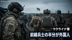 【速報】全世界がウクライナ勝利を願い出兵、ウクライナ軍前線兵士の半分が外国人に到達