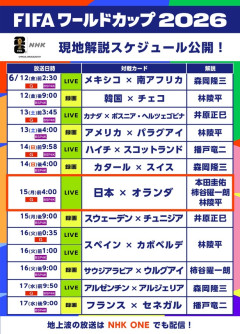 【決戦】日本vsオランダ…明日の朝5時～…お前ら徹夜だぞｗｗｗｗｗｗ