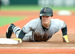 【巨人】けん制球でアウトになった浦田俊輔の顔www