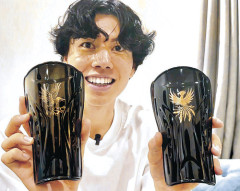 輪島塗職人手がけたレガースでピッチへ　W杯出場の田中碧、能登の思い背負い大舞台挑む