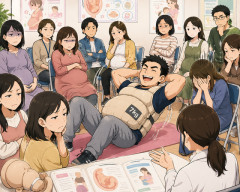 【悲報】妊婦体験でイキる夫、全員から『そりゃお前はな』と思われる