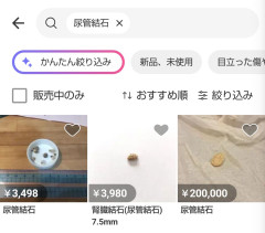 【画像】メルカリ「尿管結石ですw」ｗｗｗｗｗｗｗｗｗ