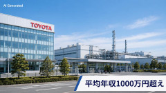 【速報】工場従業員を多く抱え高卒入社が圧倒的に多いトヨタ、平均年収1000万円超え達成「国内の優秀な人材を確保する」