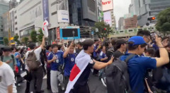 【サッカーＷ杯】日本劇的ドローで渋谷交差点は優勝ムード　ファンが何度も大合唱とハイタッチ（動画あり）