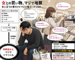 女との買い物、マジで地獄