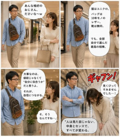 【悲報】女さん「ボディバッグおじさん本当に嫌い」「めちゃくちゃ頭悪い」ｗｗｗｗｗｗｗｗｗｗ