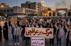 「アラグチに死を」首都テヘランの外務省で抗議デモ…合意発表前のイランで！