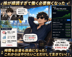 株が順調すぎて働く必要無くなった
