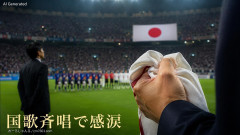 【パ憤死】 森保監督がW杯で君が代に涙する様子、世界中が称賛 パの突出した異常さが証明される