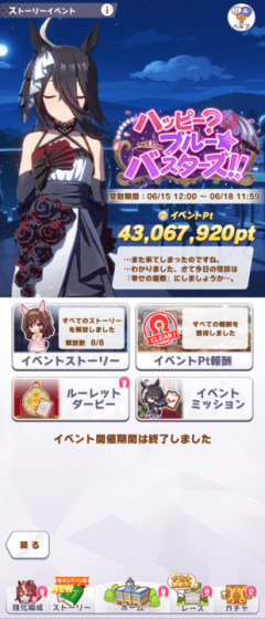 【ウマ娘】ウマスレ民のイベントPt、限界突破してしまうｗｗｗ「燃え尽きました」