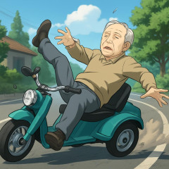 三輪乗用車「トライク」がバランス崩す 73歳男性が一時意識不明 山形   |  なにこれカッコいいｗｗ