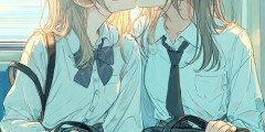 【画像】電車で百合キスしてるJKwwwwwwwwwwwww