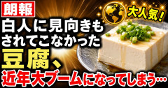 【朗報】白人に見向きもされてこなかった豆腐、近年大ブームになってしまう…