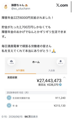 【悲報】障害年金受給者、労働者を煽り散らして炎上するｗｗｗｗ