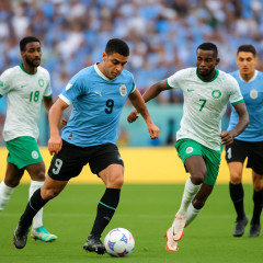 サウジアラビア先制もウルグアイと1-1ドロー決着 アジア勢がW杯で5戦無敗！   #サッカーW杯 |  買ったのは韓国だけか  |  第一節残りのアジア勢