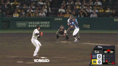 【阪神対西武3回戦】西武、５回表１アウト二塁から桑原のタイムリーで先制！！！！！！！