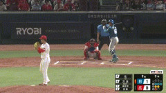 【広島対日本ハム3回戦】日本ハム・万波、広島・辻から第14号ソロホームラン！リードを2点に広げる！！！！！！！！！！！！