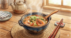 エビの味噌汁できたよ🦐🥺