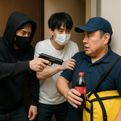 コーラ1本をアプリで注文 配達員の40代男性を待ち構えて強盗か 大学生と高校生を逮捕 警視庁   #足立区 |  強殺未遂じゃん　長いお勤めになりそう