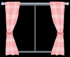 【画像】ぽっちゃり女性さん、カーテンをお洋服にする