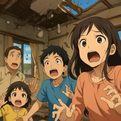地震だった