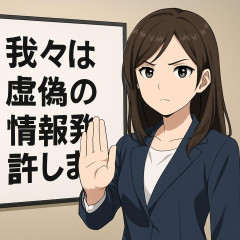 朝日新聞社広報「我々は虚偽の情報発信を許しません」