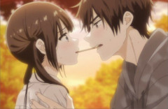 アニメ「愛してるゲームを終わらせたい」、ポッキーゲームで本気チューしまくりやん！！！